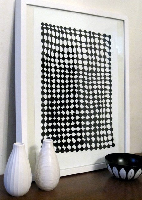 Abstract Art Print by Ashley G - Progress
