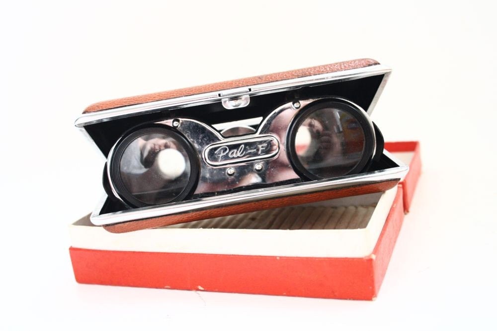 Collapsible Opera Glasses - Pal-F - with Original Box