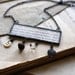 Mixed Media Soldered Pendant with Vintage Book Page -- Handmade in Ireland
