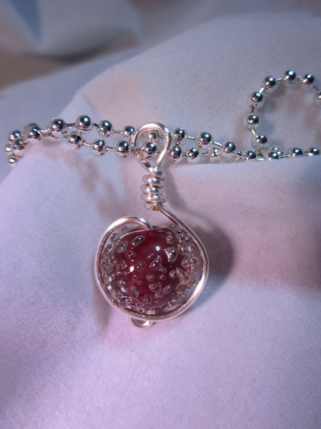 Crystal Apple Necklace