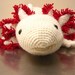 RESERVED for e h - Axolotl Amigurumi & Chameleon Amigurumi