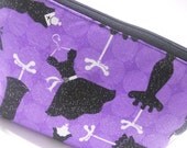 D Pouch Purple Little Black Dress