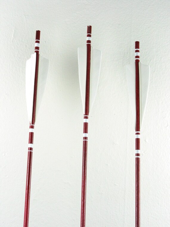 Arrows Red and White Love Set Valentines Gift Romantic Gift Bouquet of Arrows