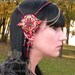 Custom Color Art Nouveau Mucha Headdress exclusive by Raven Eve Jewelry