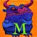 M Monster Alphabet Print 8x10 Signed