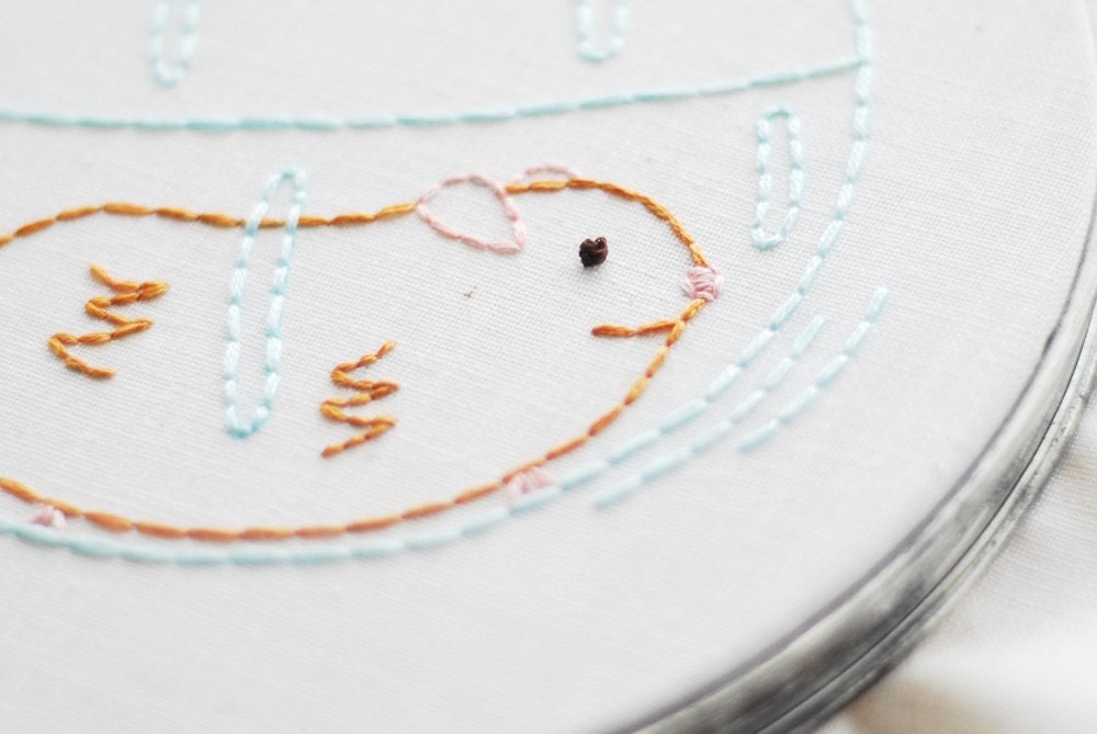 Hampstie Hamster - Hand Embroidery Pattern