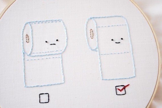PDF Mini Embroidery Pattern - Vote