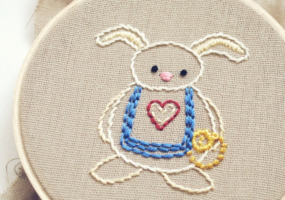 Curiouser - Alice-Inspired Printable Embroidery Pattern