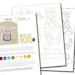 Curiouser - Alice-Inspired Printable Embroidery Pattern