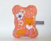 orange flower fox - pincushion