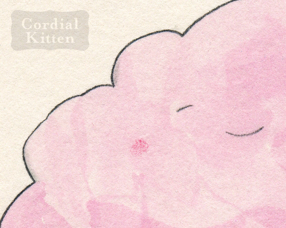 Cupcake Rain Digital Giclee Print