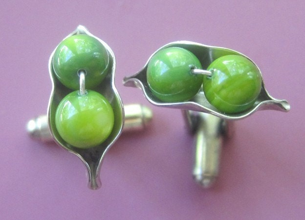 Peapod Cufflinks
