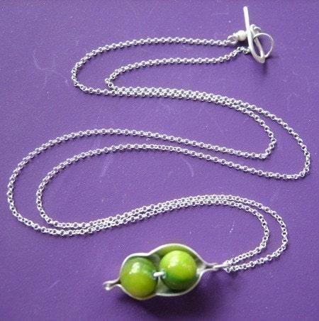 Two Peas in a Pod Necklace