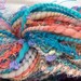 HandSpun Art Yarn merino wool Coral Tide SPIN TO ORDER Kitty Grrlz FunctionArt Art Yarn