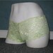 Yellow/Green Lace Boyshorts - Medium