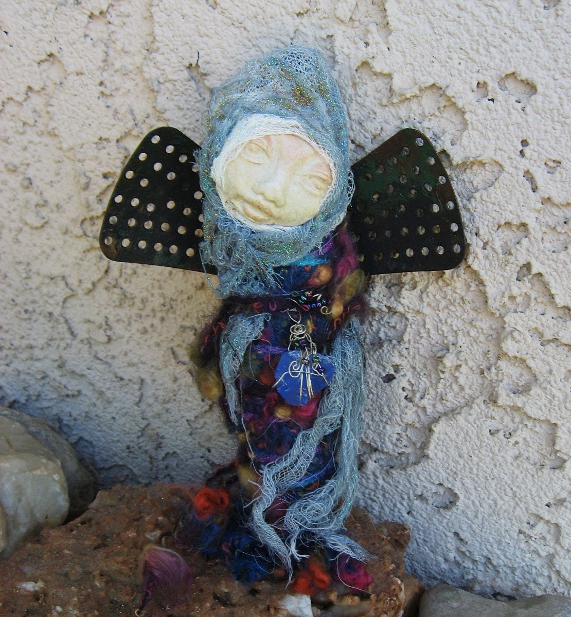 ARTIST SALE Moon Song, Creativity and Inspiration spirit art doll by Griselda