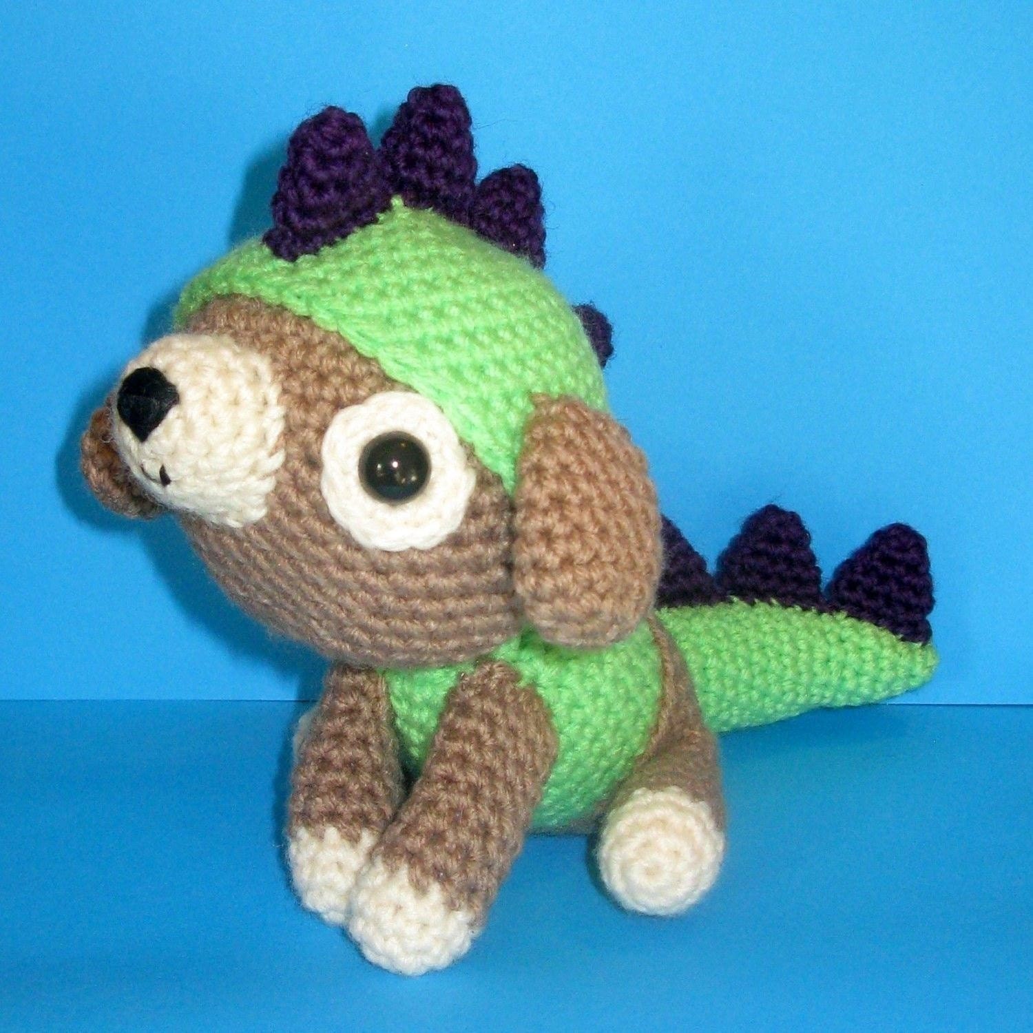 Amigurumi Dog and Dragon-Dog crochet pattern - PDF Digital Download