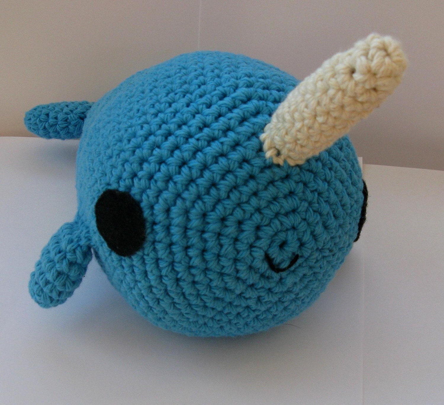 Big Amigurumi Narwhal crochet pattern - PDF Digital Download