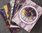ARTifact - Wheel of the Year Note Cards, Set of 9 on Matte Linen Paper