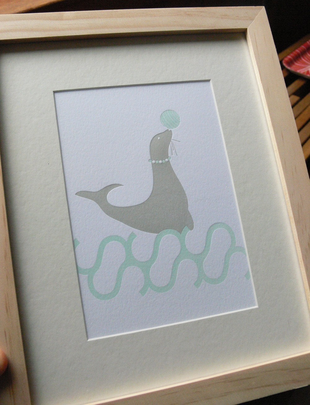 Letterpress Seal Print