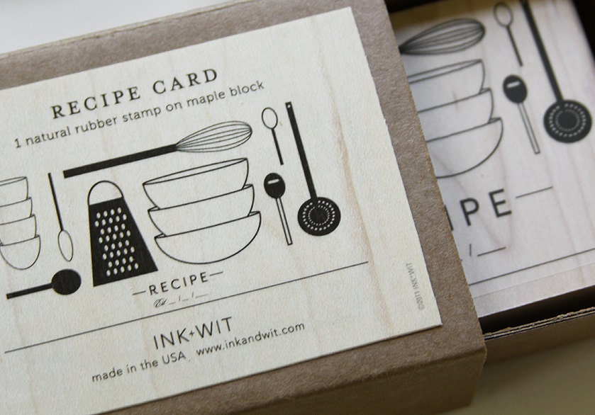 Natural Rubber Recipe Stamp