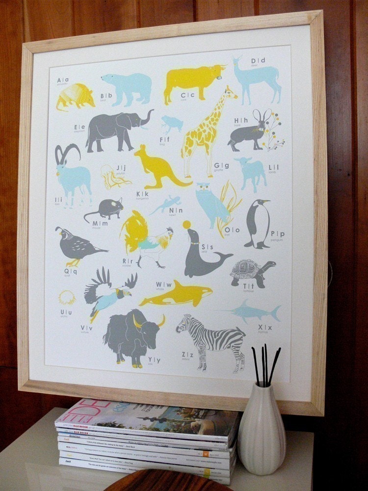 Sale Animal A-Z Poster