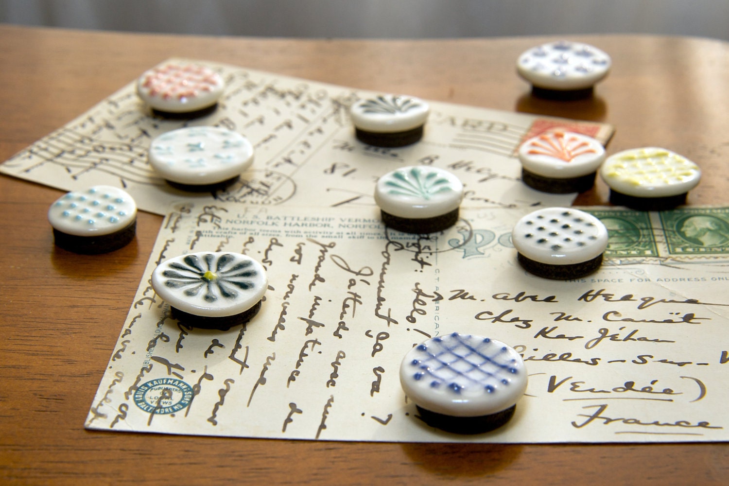 Set of 4 Handmade Magnets FREE SHIPPING