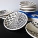 Petite Black and White Dish