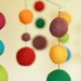Lilypad - Eco Friendly - Natural - Felted Wool - Baby Mobile