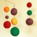 Lilypad - Eco Friendly - Natural - Felted Wool - Baby Mobile