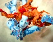 Soft Sculpture Art Doll Melita the Water Maiden