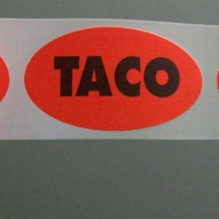 40 TACO stickers for your... taco