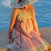 Juliet Dress - Crochet Pattern Sundress and Sunhat, Sizes 6 mos - girls size 10