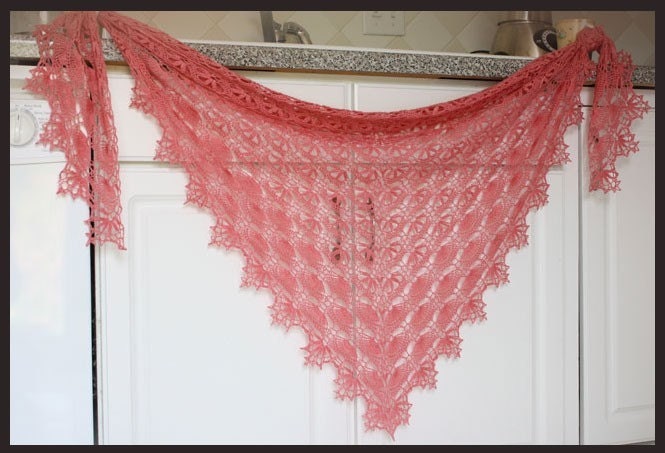 Maia Shawl - Crochet Pattern, Lace Weight