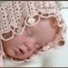 Garden Lullaby Crochet Dress Pattern Newborn Reborn 3  mos 6 mos 9 mos 12 mos