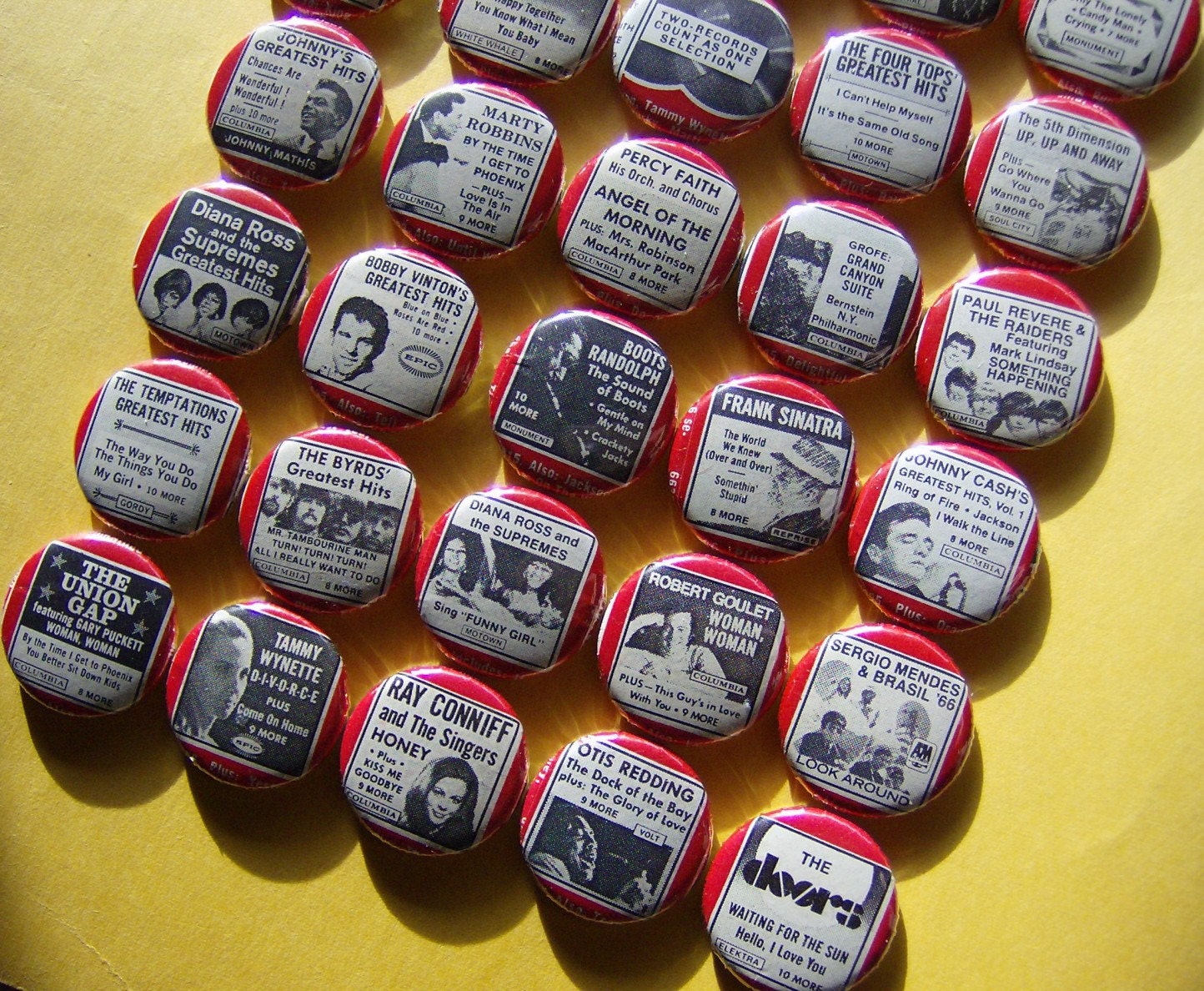 Record Store-50 1 Inch Magnets