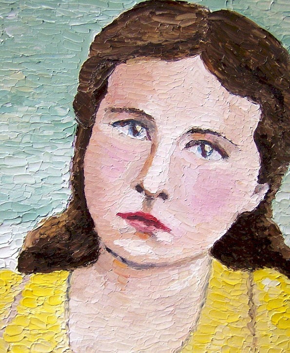 Gaze Number Four-Original Oil Painting