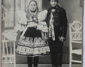 Vintage Cabinet Card - Two In Fancy Dress