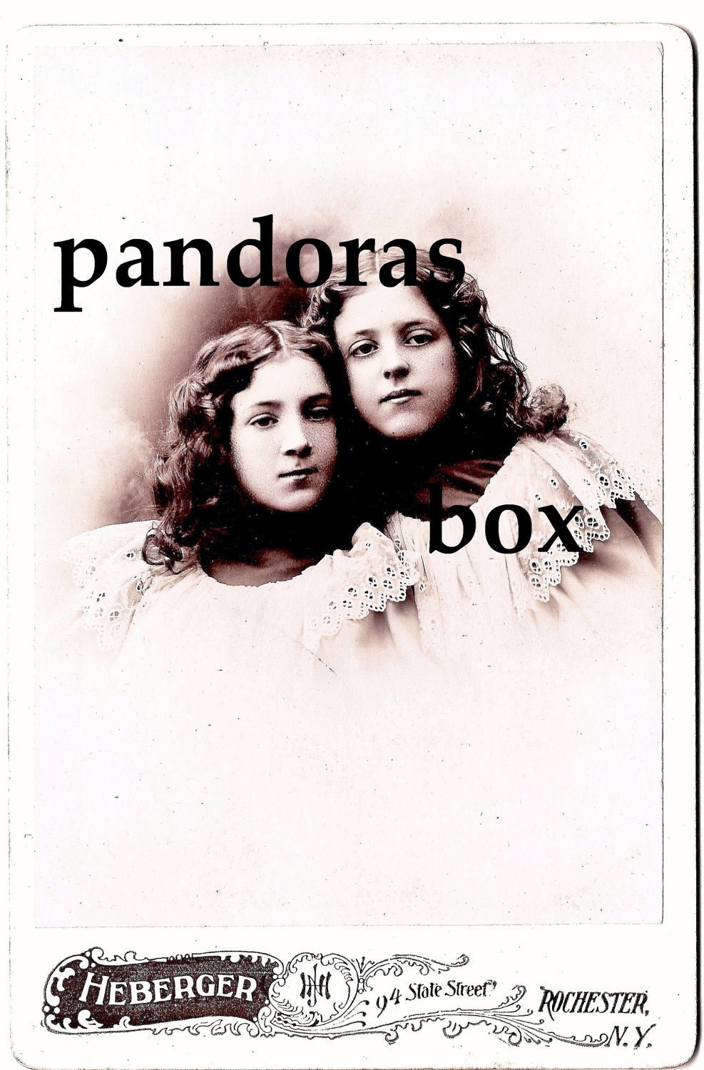 Vintage Cabinet Card - The Angels In The Choir