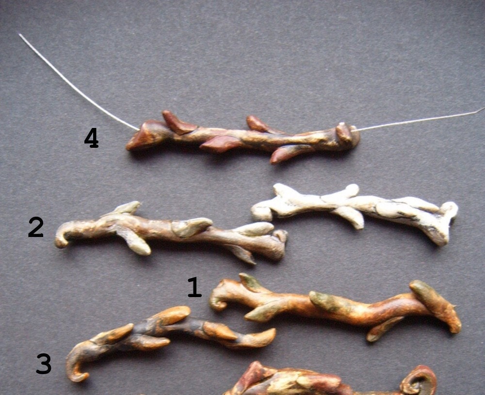 Thorns- artisan bead / pendant