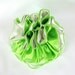 Wedding Bag No Pockets Lime Green and Ivory