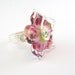 Speckle Pink Lampwork Ring - Angelfire Art Glass