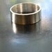 8mm wide Simple Plain Wedding Band Sterling Silver Ring - 925 - Custom Stamping Any Size