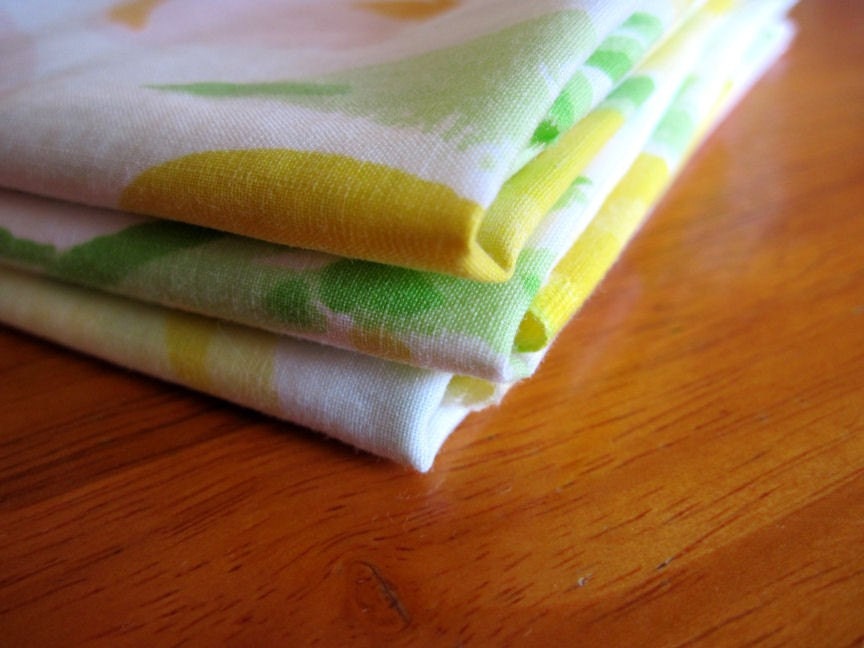 Reclaimed Fabric Spring Tulips Fat Quarter