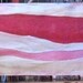 bacon silk scarf  - hand painted
