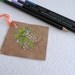 Pop- up Box Gift Tags. Set of 5. Color Pencil and Ink