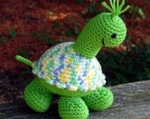 PATTERN - Tootles Turtle PDF - Crochet Amigurumi - HappyWhosits Zoo