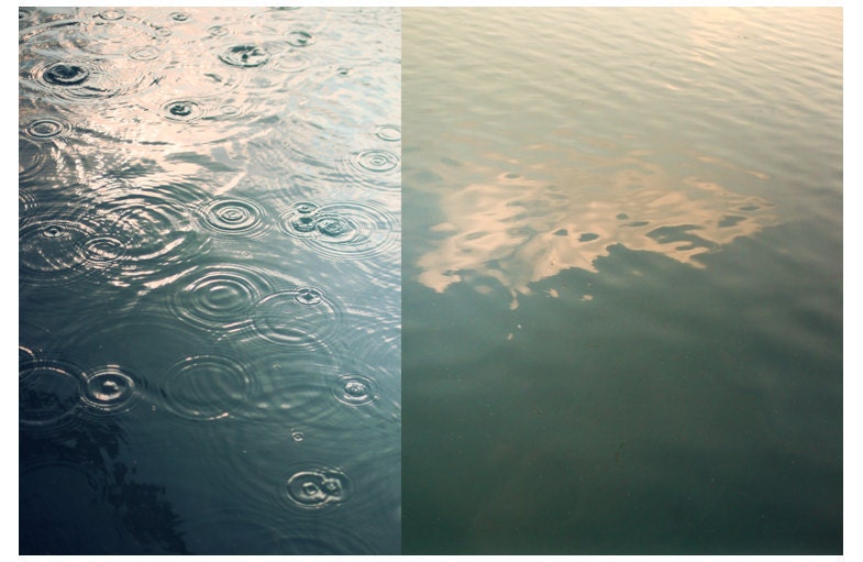 Reflecting Diptych- Fine Art Photograph - Set of Water Photographs - Nature Photography - Michigan - Lake