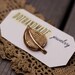 vintage brass leaf brooch