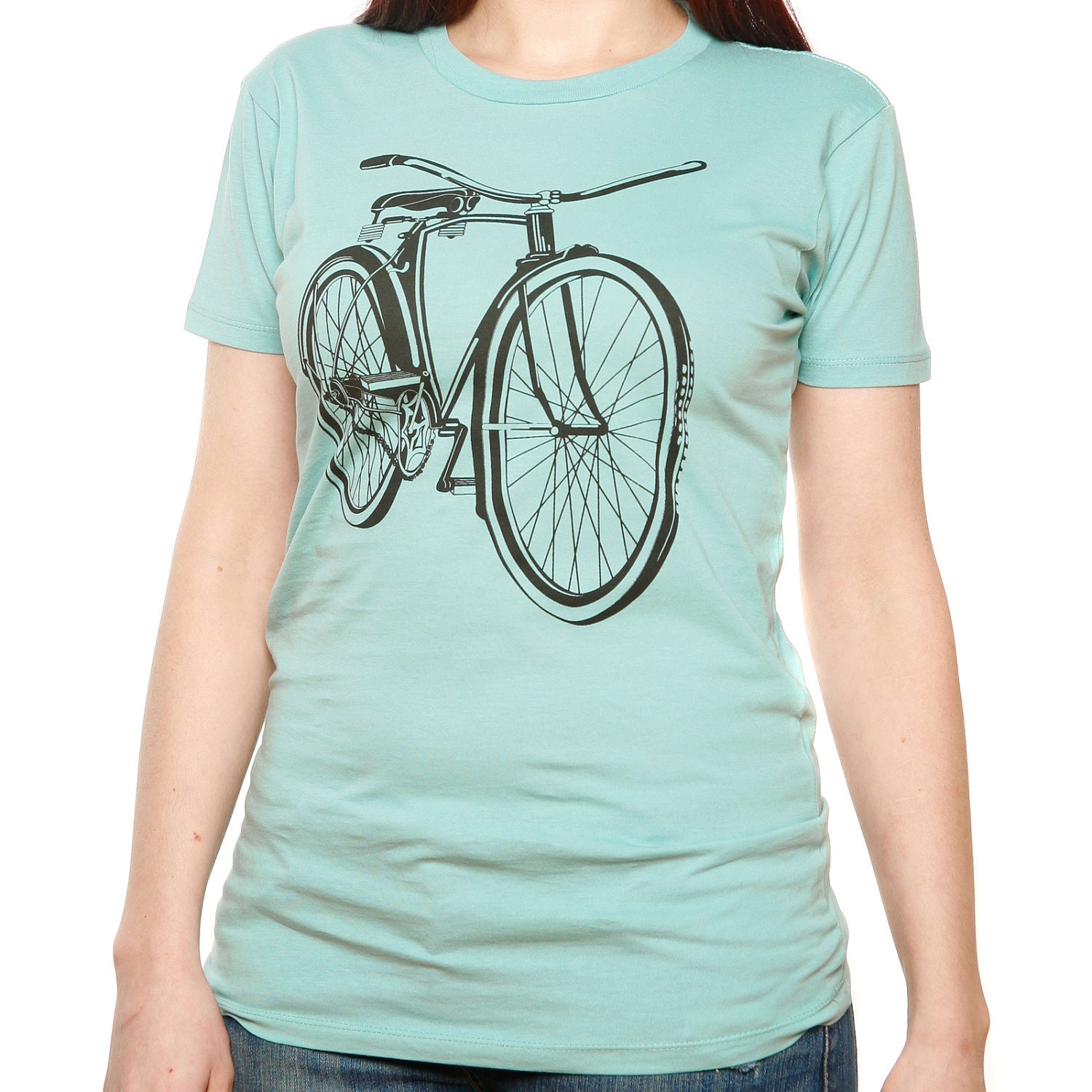 Women's Bicycle T-shirt Jade